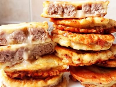 Ленивые пирожки из фарша