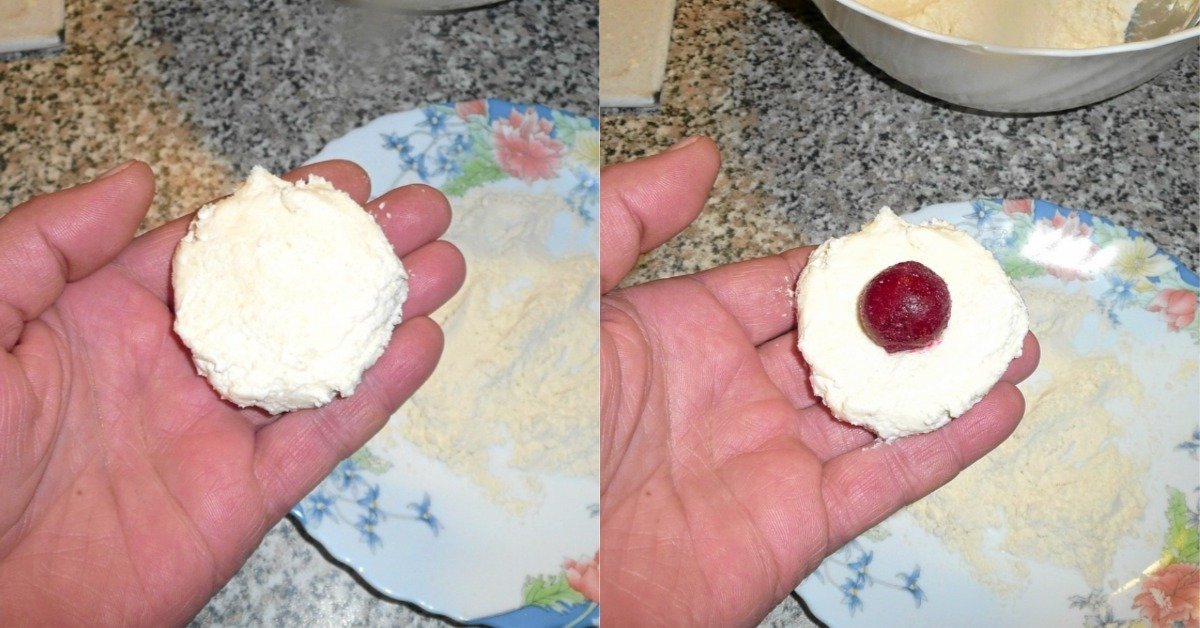 вареники с вишней