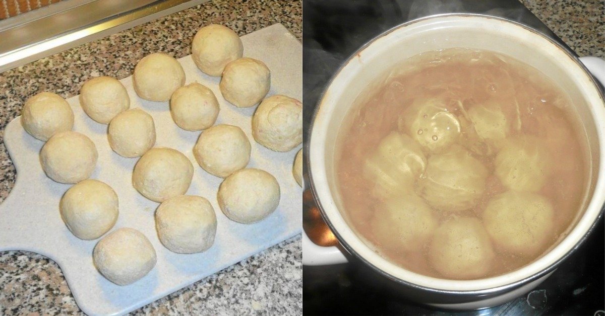 ленивые вареники с вишней