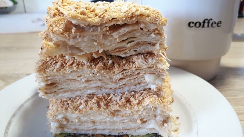 готовый «Наполеон» без выпечки