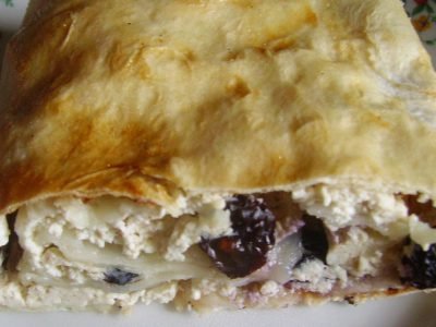 Ленивый штрудель с яблоком