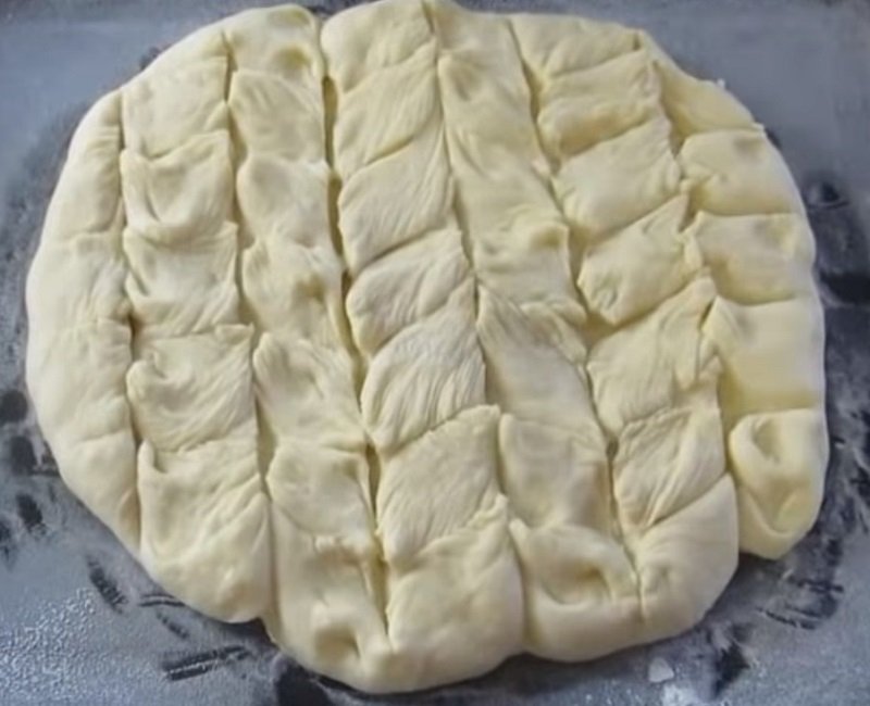 тесто на противне фото