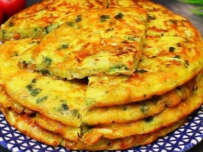 Лепешки из капусты на сковороде