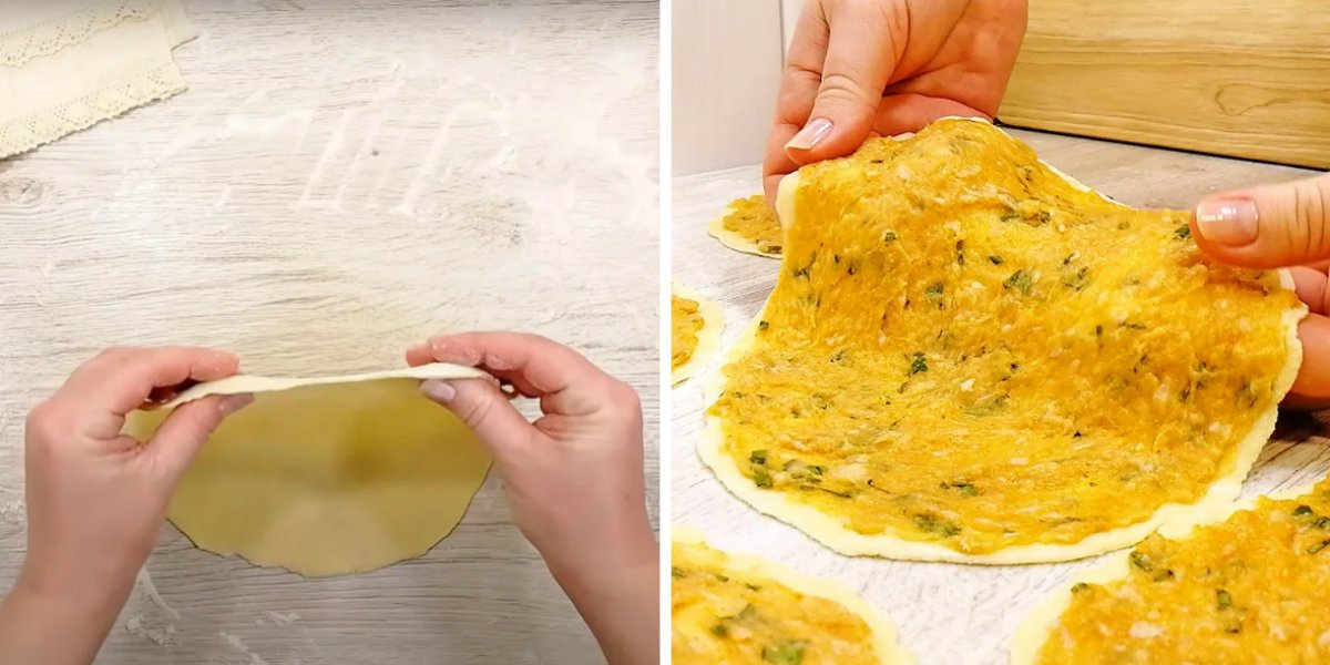 лепешки с мясом