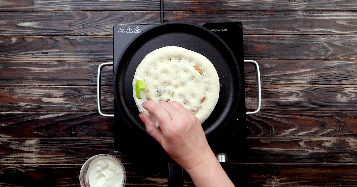 лепешка с мясом