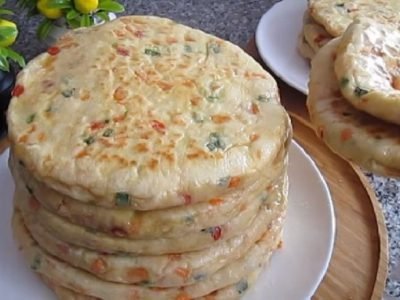 Лепешки с овощами