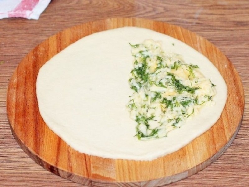 начинка на тесте