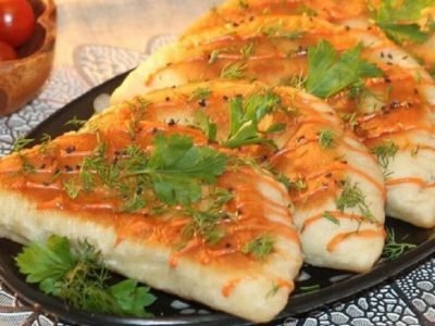 Лепешки с сыром и укропом