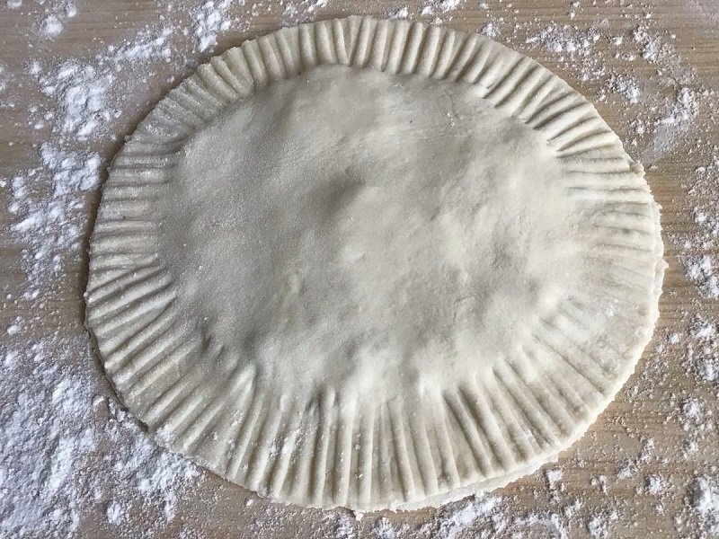 сформированная лепешка