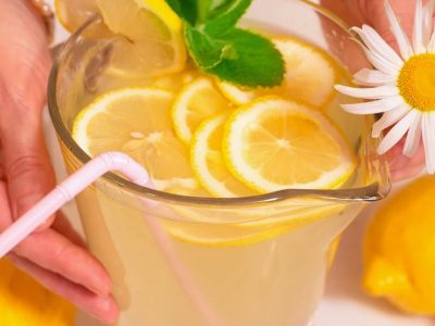 Освежающий лимонад из одного лимона