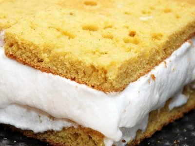 Лимонное пирожное