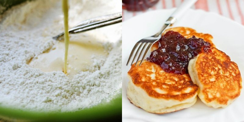 лимонные оладьи на дрожжах