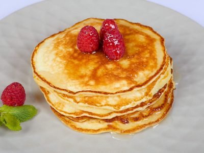 Лимонные панкейки с рикоттой