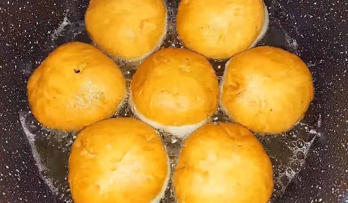 пончики в масле