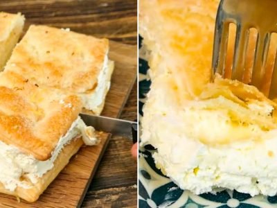 Лимонный десерт без выпечки