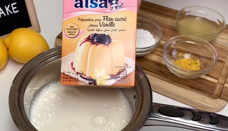 десерт из лимона