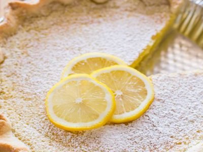 Лимонный пирог из слоеного теста