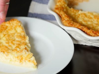 Лимонный пирог на молоке