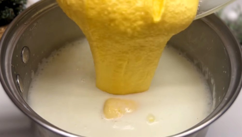 лимонный пудинг