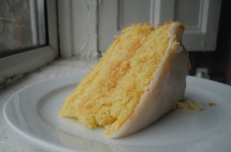 лимонный торт