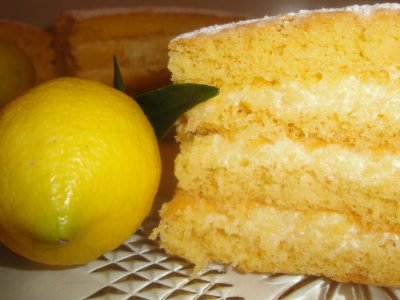 Лимонный торт