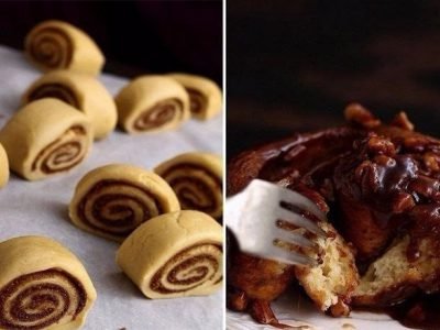 Липкие булочки с корицей
