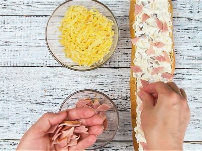 Лодочки из багета