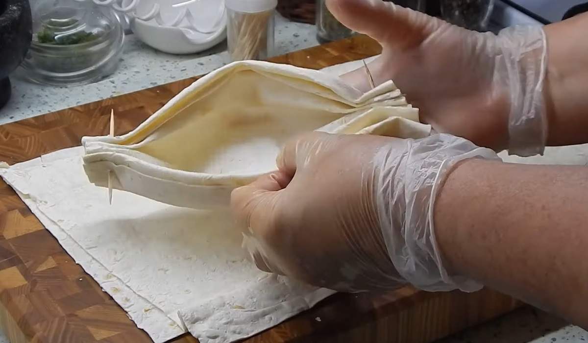 лодочки из лаваша