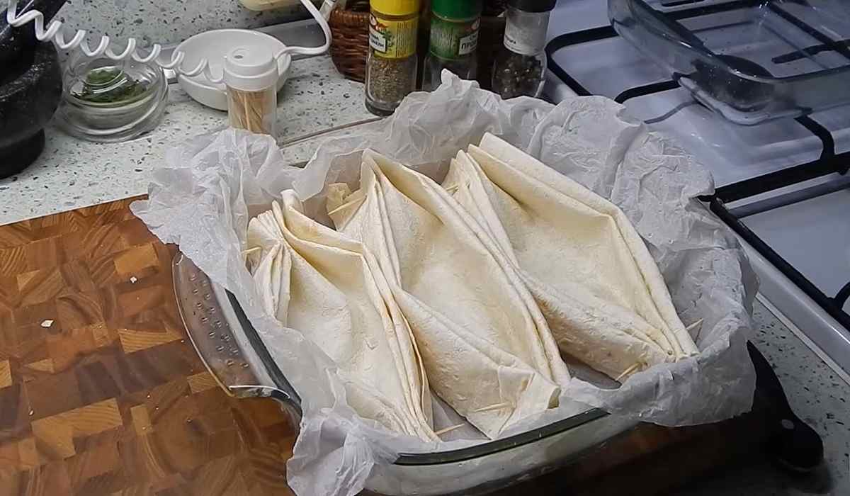 лодочки в форме для выпекания