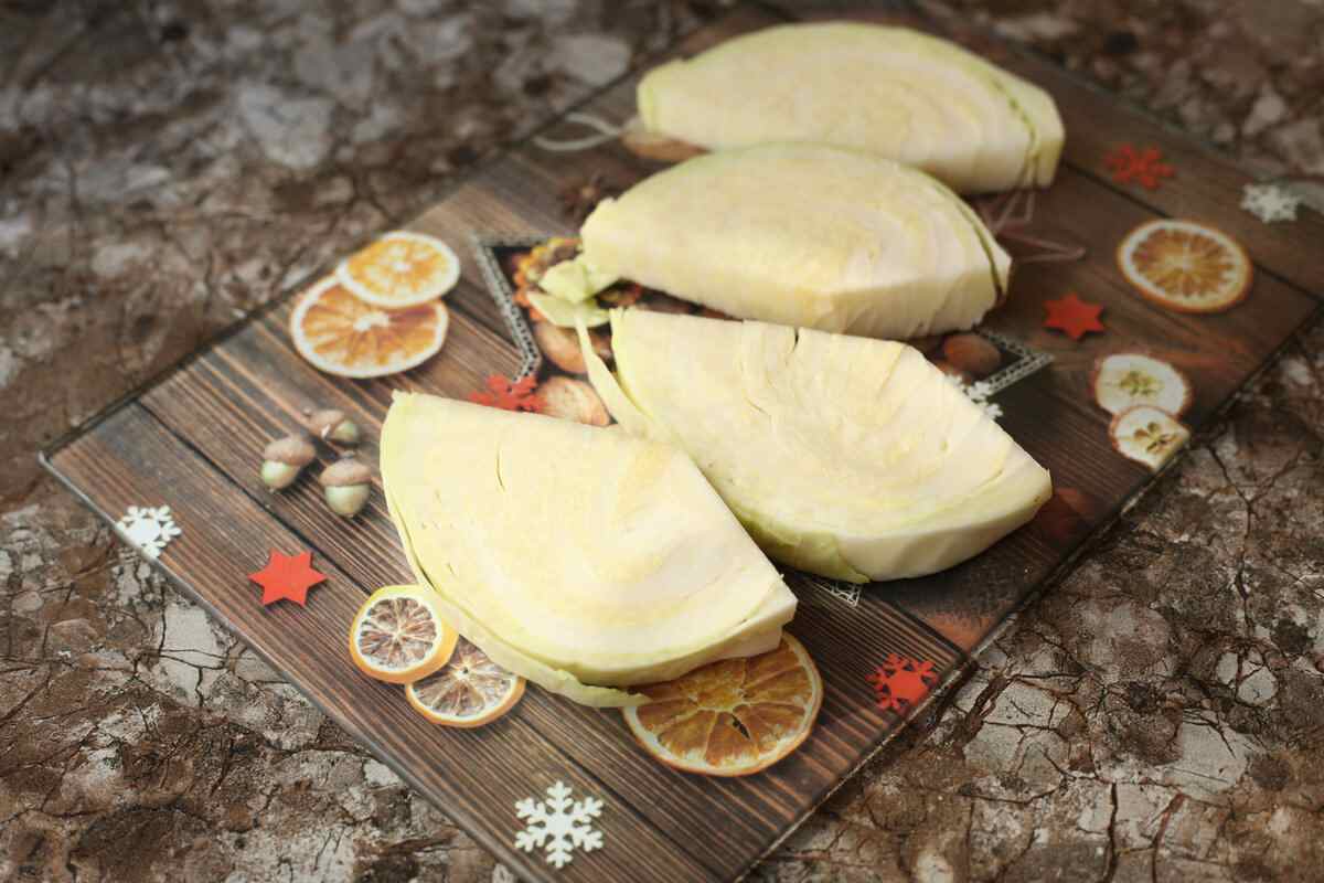 кусочки капусты