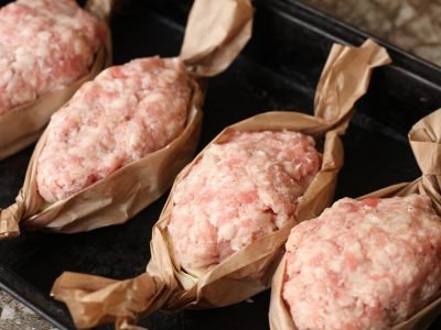 Лодочки с капустой и фаршем