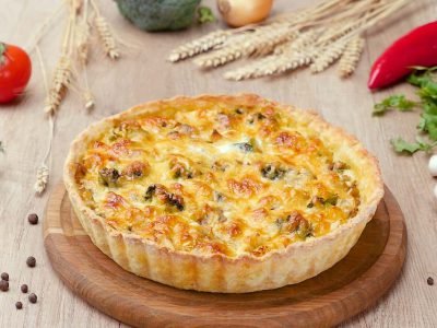 Лоранский пирог с курицей