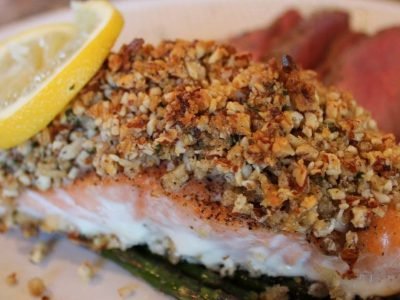 Лосось под корочкой