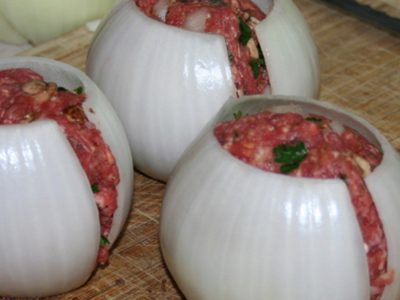 Луково-мясные мячики