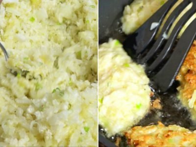 Луковые оладьи