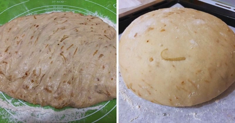 тесто на луковый хлеб
