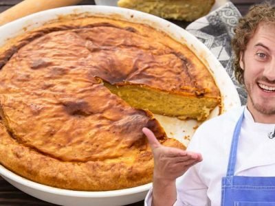 Луковый пирог с сыром от Евгения Клопотенко