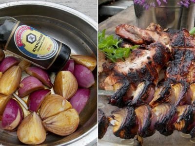 Луковый шашлык