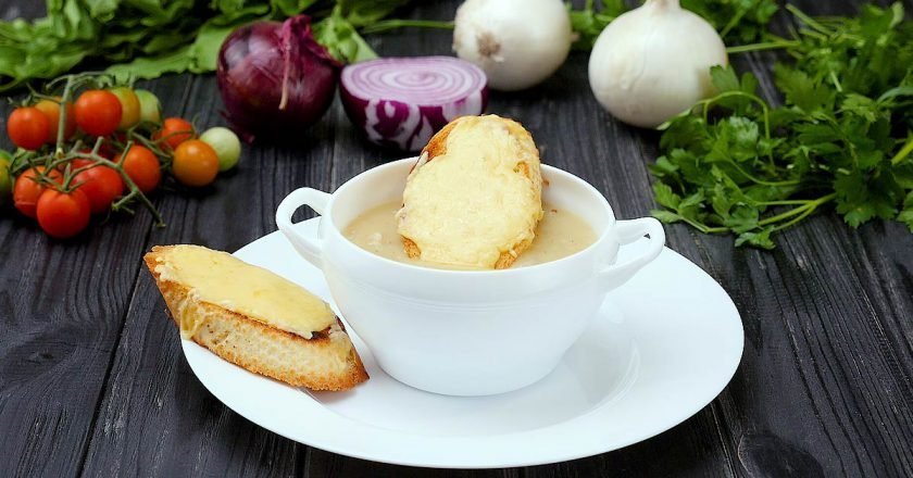 цибулевий суп по-французьки - готуємо з покроковими фото