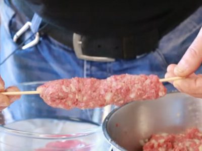 Люля-кебаб в беконе