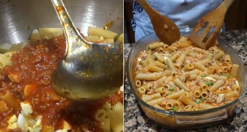 макароны с сыром в духовке