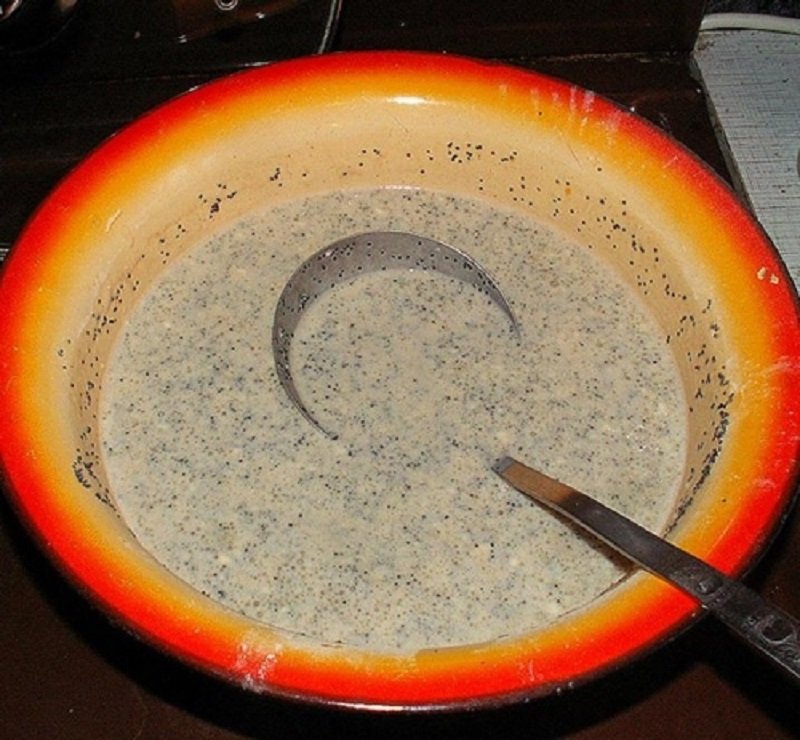 тесто для маковых блинов