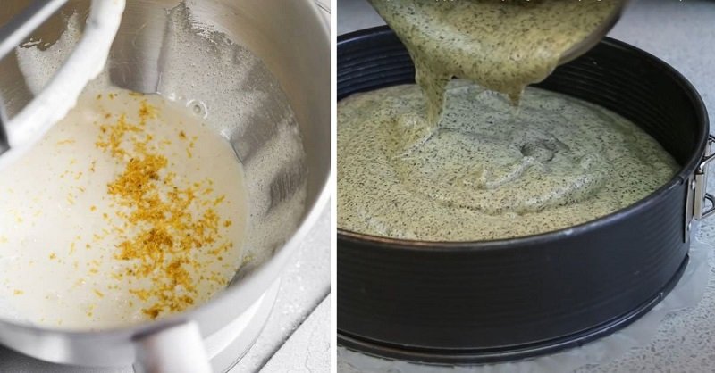 тесто с маком