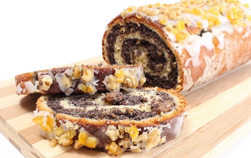 рулет с маком