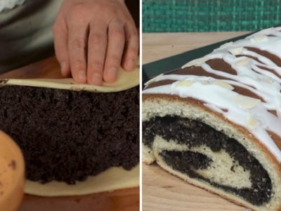 Маковый рулет из дрожжевого теста