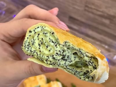 Маковый рулет из лаваша