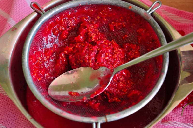 желе из малины