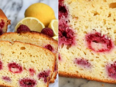 Малиновый кекс в духовке