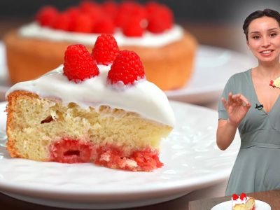 Малиновый пирог со сметаной от Алины Фуди