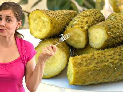 Малосольные огурцы за сутки: рецепт от Ольги Матвей
